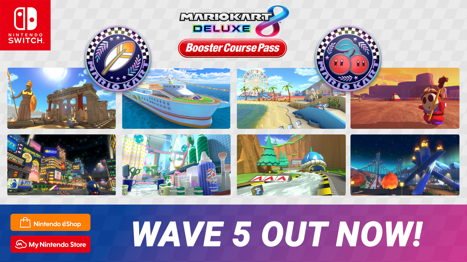 Mario Kart 8 Deluxe – Booster Course Pass: More courses! More characters! More … giant toilets?! Image 2