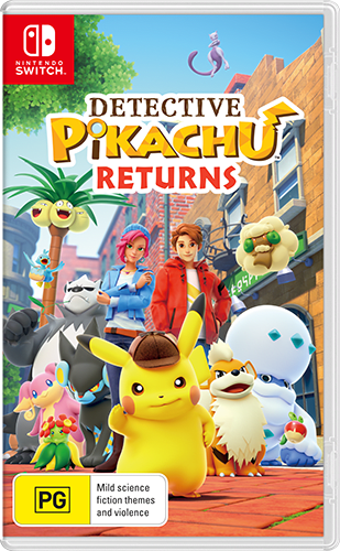 Detective Pikachu Returns Packshot