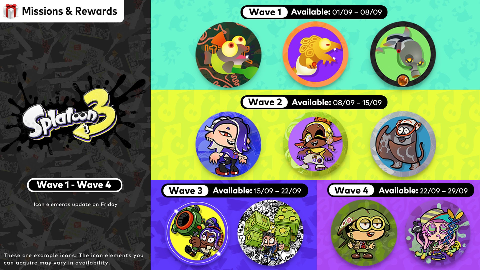 NSO Magazine September 2023 Edition Mission & Rewards Splatoon 3