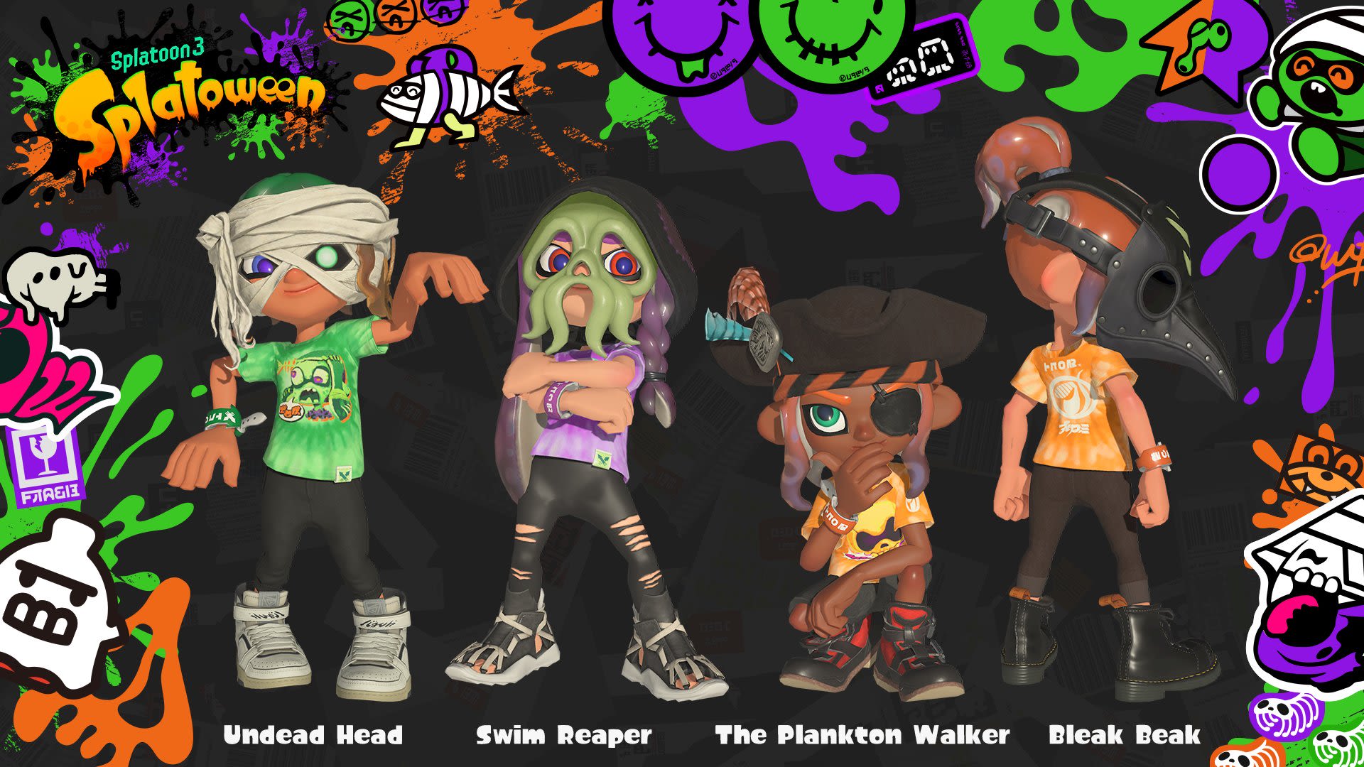 Splatoween-themed gear are available - Image 3