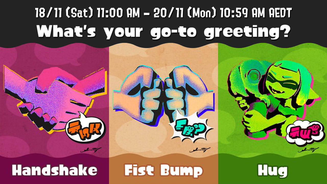 Extend your hospitality with a little ink in the next Splatoon 3 Splatfest! Hero
