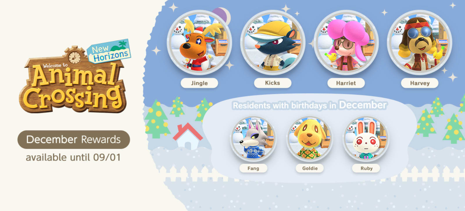 NSO Magazine: December 23 Edition Missions & Rewards - Animal Crossing