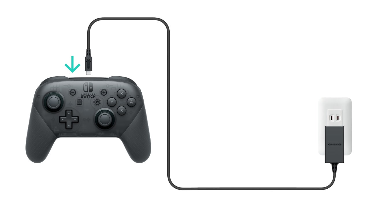 Pro Controller to AC adapter