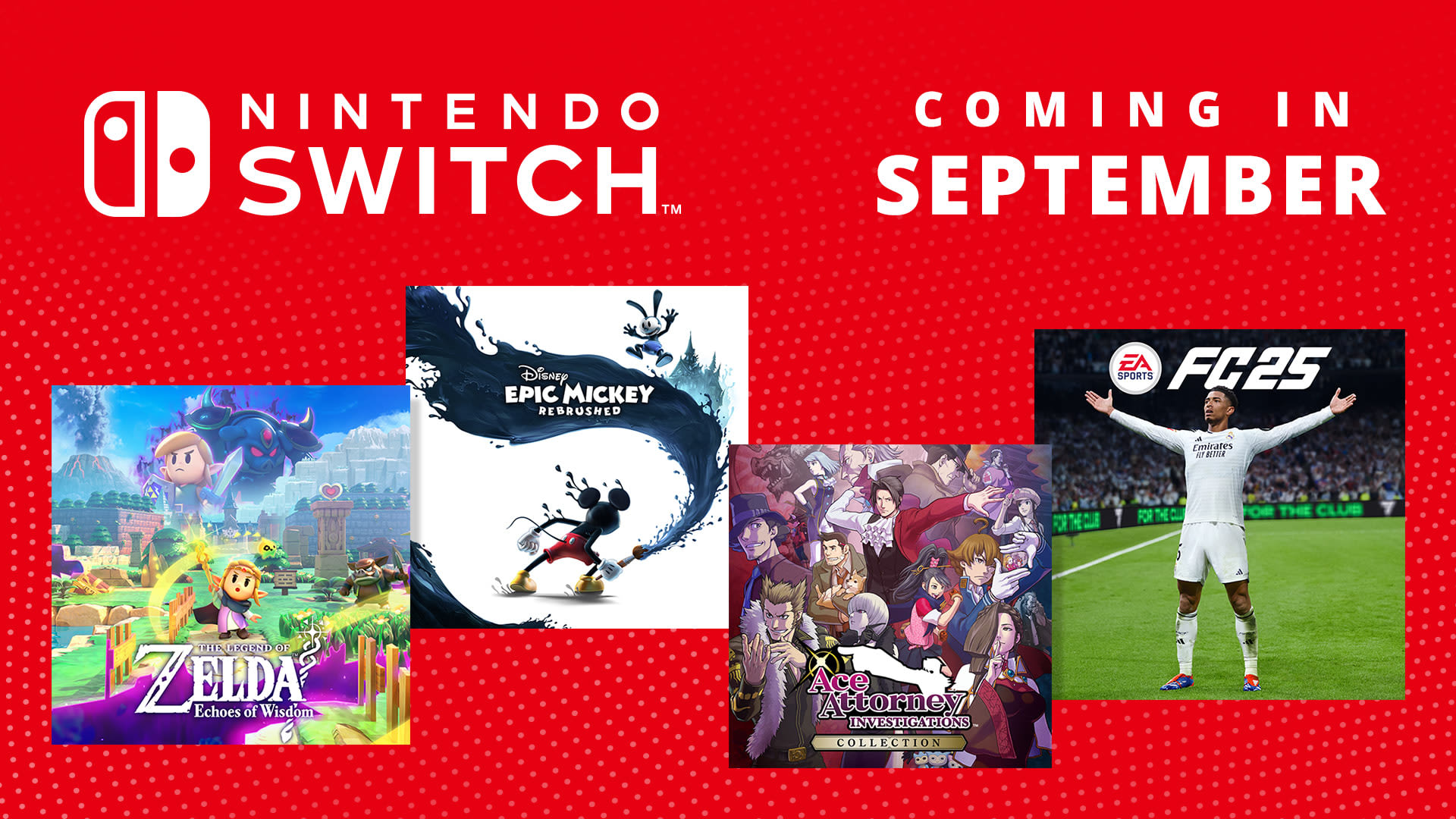 Upcoming Nintendo Switch games – September 2024 Hero