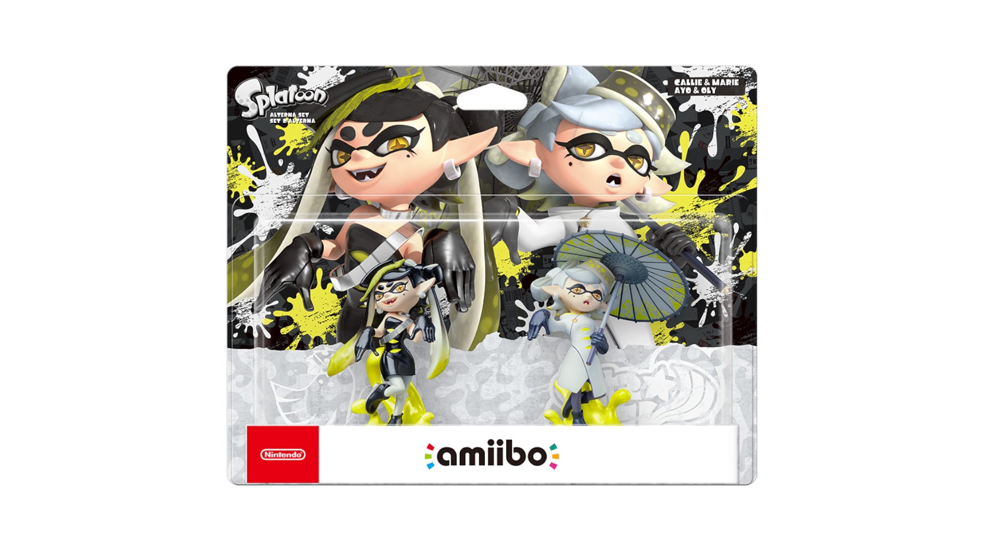 Marie and Callie (Alterna) amiibo Packshot