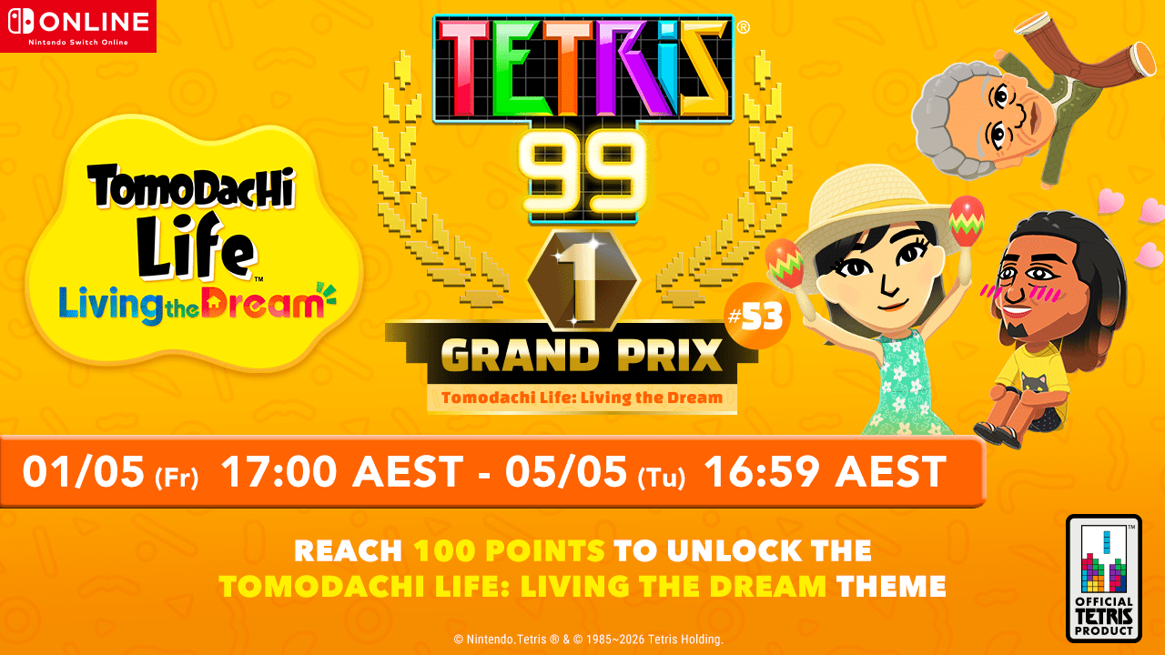 TETRIS® 99 x Tomodachi Life: Living the Dream