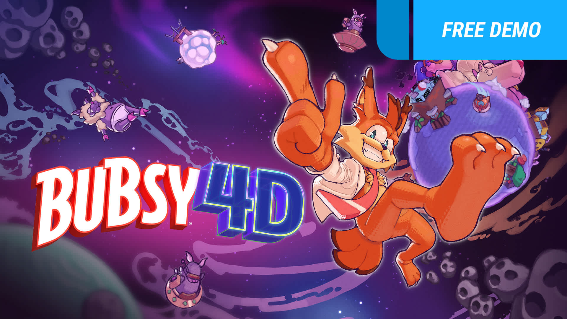 [NS2 Games] Bubsy 4D Hero Image