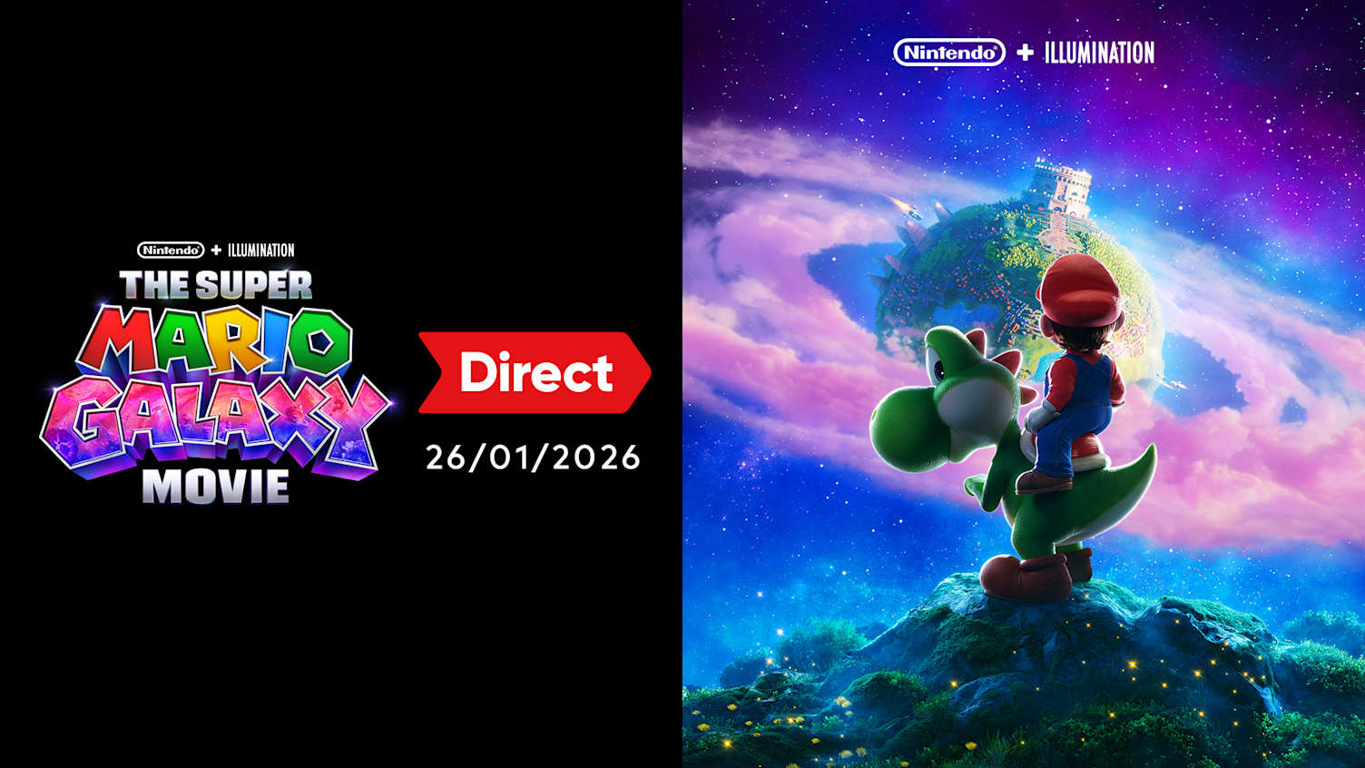 Super Mario Galaxy Movie Banner