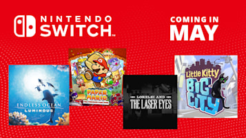 Upcoming Nintendo Switch games – May 2024 Hero Banner