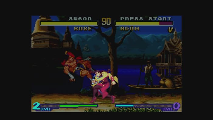 Street Fighter Alpha 2 USA PS1 Manual: PSN version (original