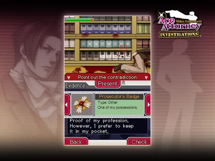 Ace Attorney Investigations Miles newest Edgeworth for Nintendo DS