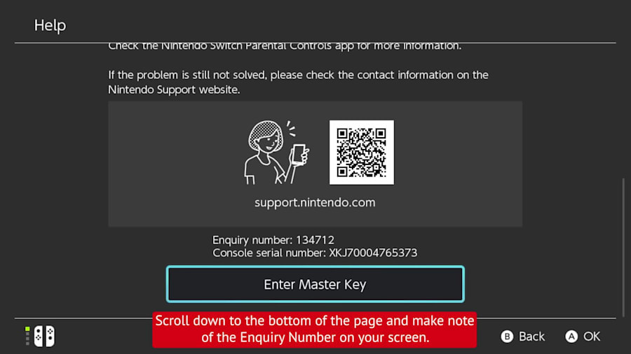 Forgot Parental Controls PIN