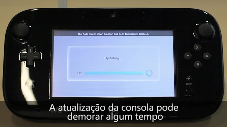 Atualizações da consola