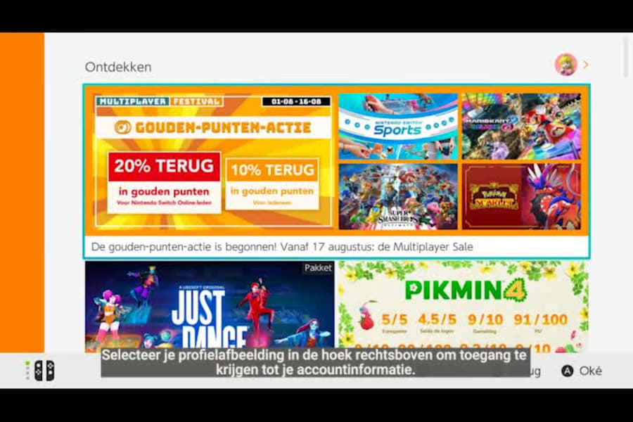 Zo bekijk je je Nintendo eShop-geschiedenis op een Nintendo Switch